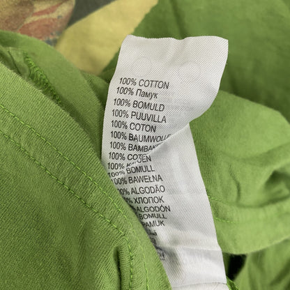 BEN SHERMAN　ベンシャーマン　半袖プリントTシャツ　ライトグリーン　黄緑