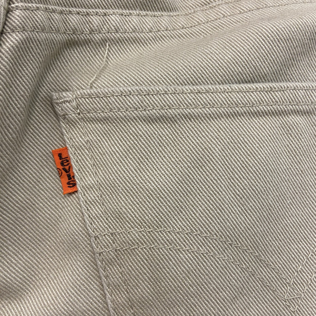 Levi’s　リーバイス　607　デニムパンツ/ジーンズ　オレンジタブ　ジップフライ　ベージュ　W32サイズ