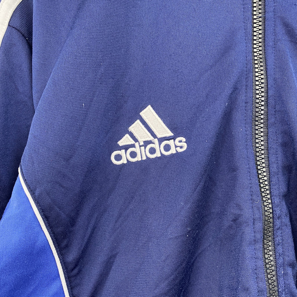 adidas　アディダス　トラックジャケット/ジャージ　青　ブルー　Lサイズ