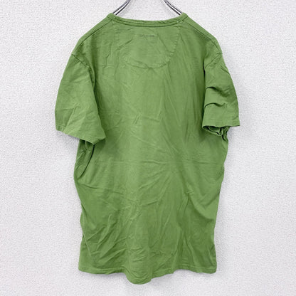 BEN SHERMAN　ベンシャーマン　半袖プリントTシャツ　ライトグリーン　黄緑