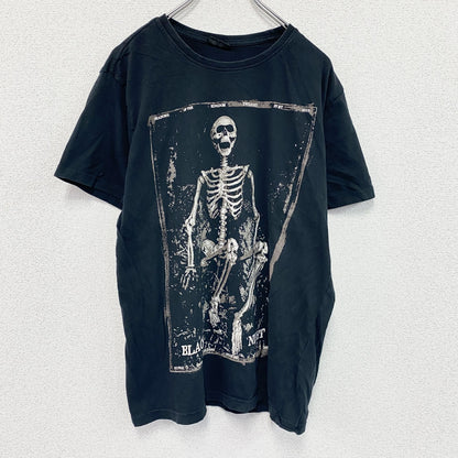 INFINITY　インフィニティ　半袖プリントTシャツ　スカル　黒　ブラック　Lサイズ