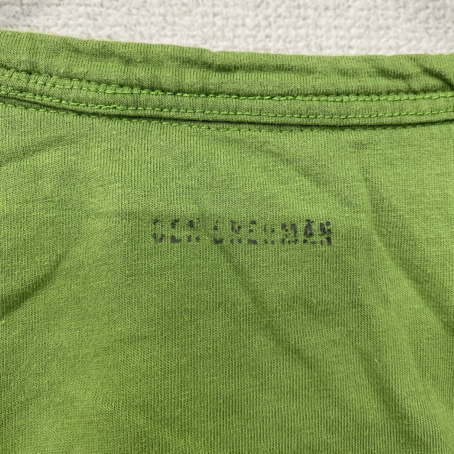 BEN SHERMAN　ベンシャーマン　半袖プリントTシャツ　ライトグリーン　黄緑