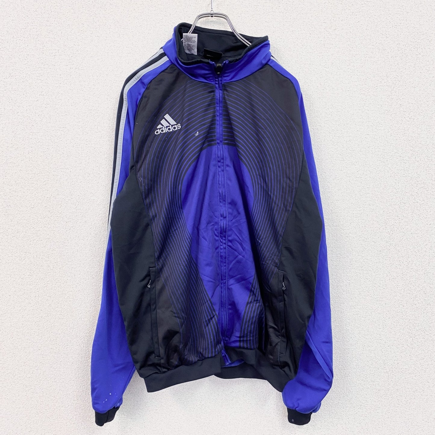 adidas　アディダス　トラックジャケット/ジャージ　青　ブルー　42サイズ