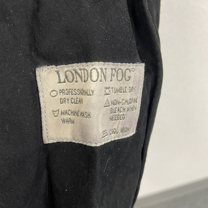 LONDON FOG　ロンドンフォグ　トレンチコート　黒　ブラック　Lサイズ