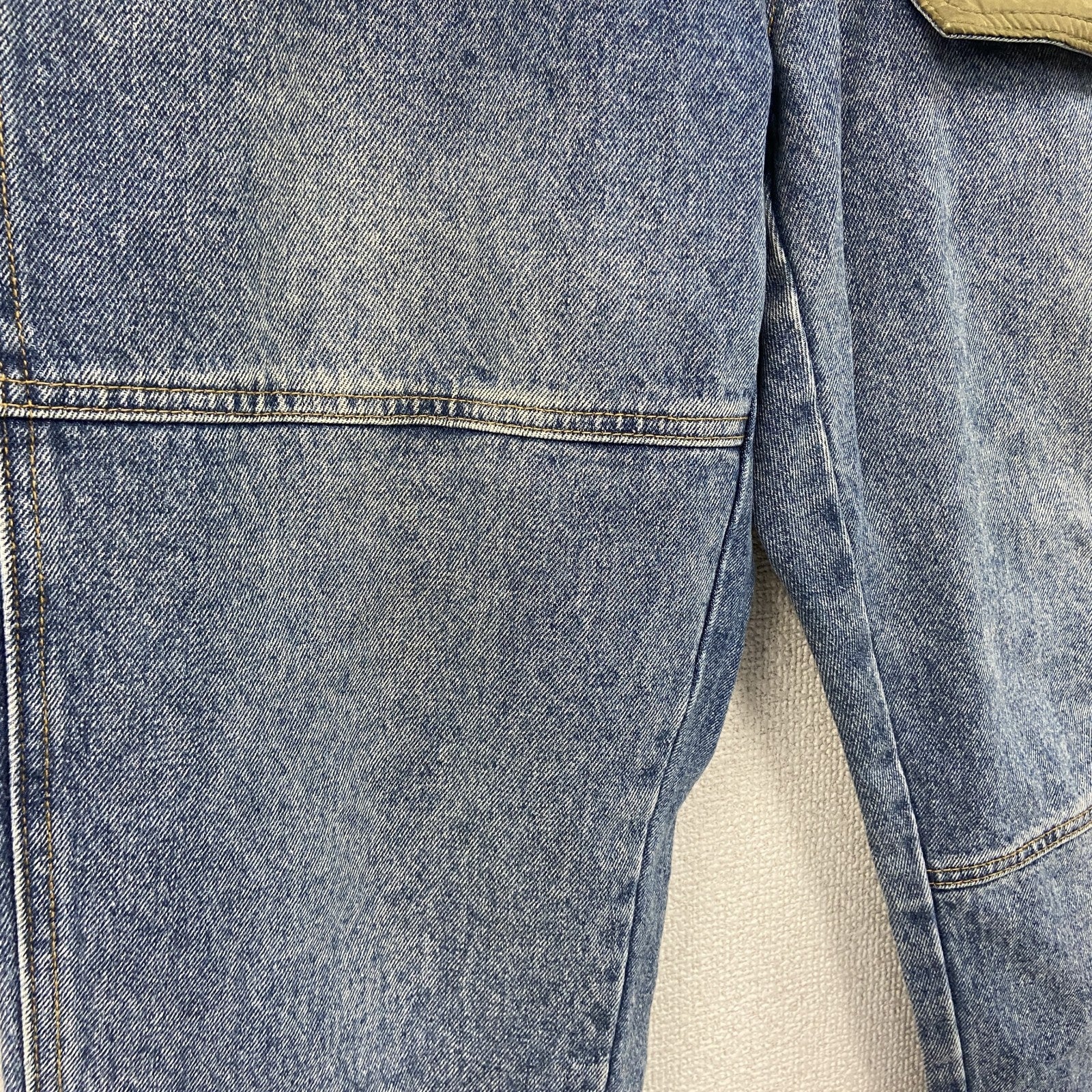 DESIGUAL　デシグアル　パッチワークデニムパンツ/ジーンズ　ジップフライ　インディゴ　W34サイズ