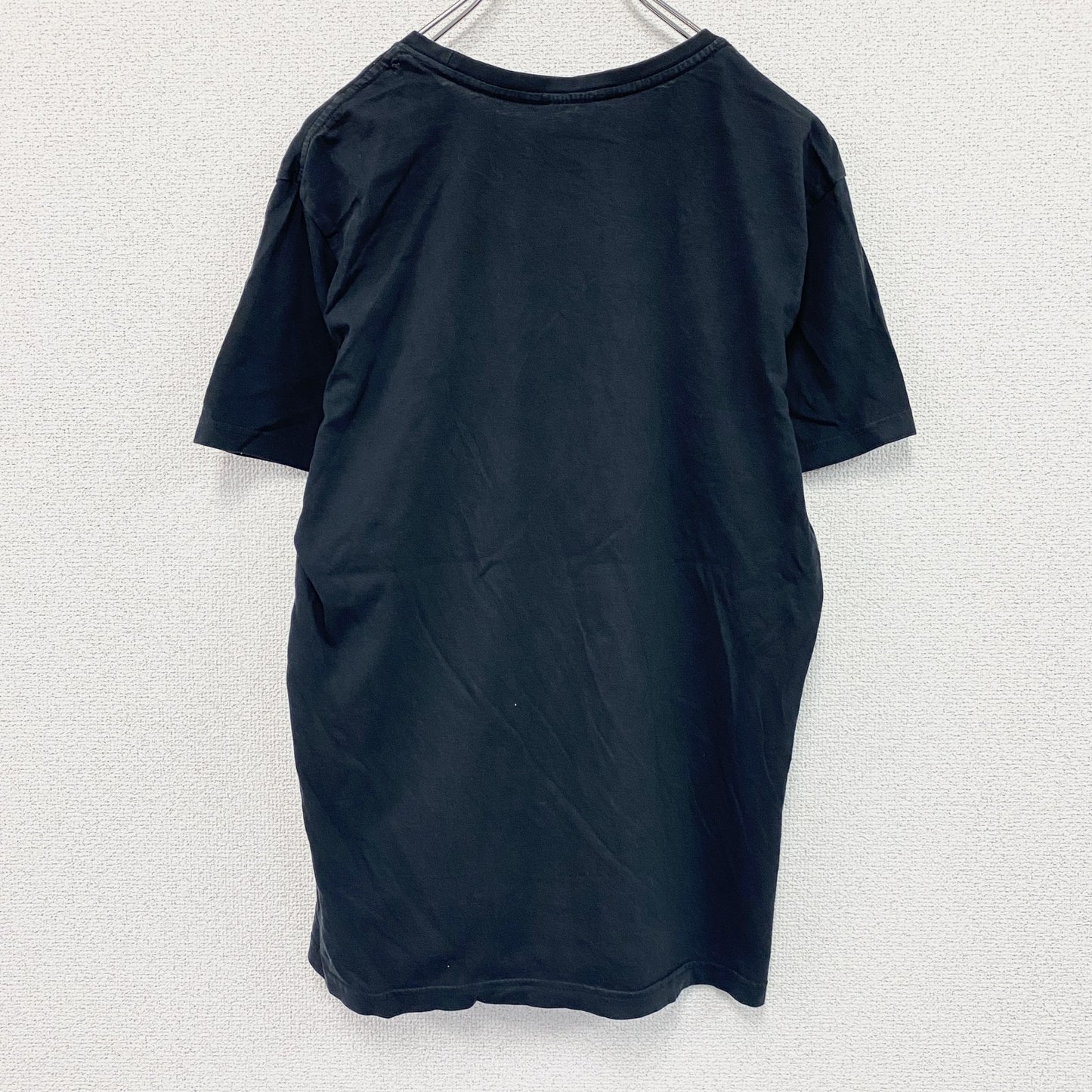 INFINITY　インフィニティ　半袖プリントTシャツ　スカル　黒　ブラック　Lサイズ