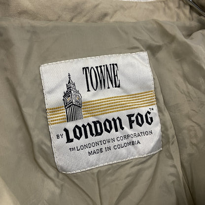LONDON FOG　ロンドンフォグ　ダブルトレンチコート　スプリングコート　ロングコート　ベルト付き　ベージュ　12サイズ　