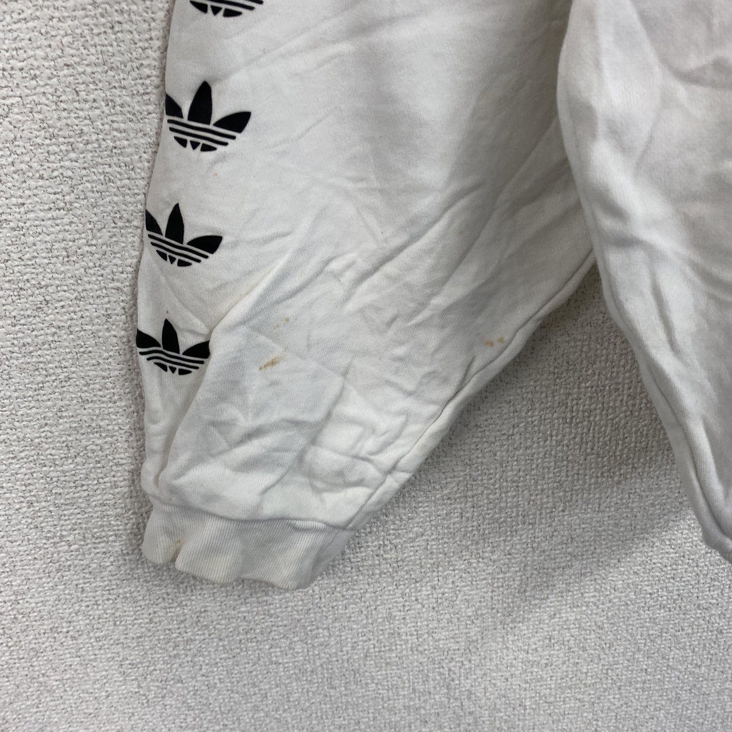 adidas　アディダス　スウェット/トレーナー　トレフォイルロゴ　白　ホワイト　OTサイズ