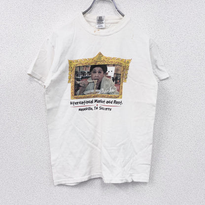 GILDAN　ギルダン　半袖プリントTシャツ　白　ホワイト　Sサイズ