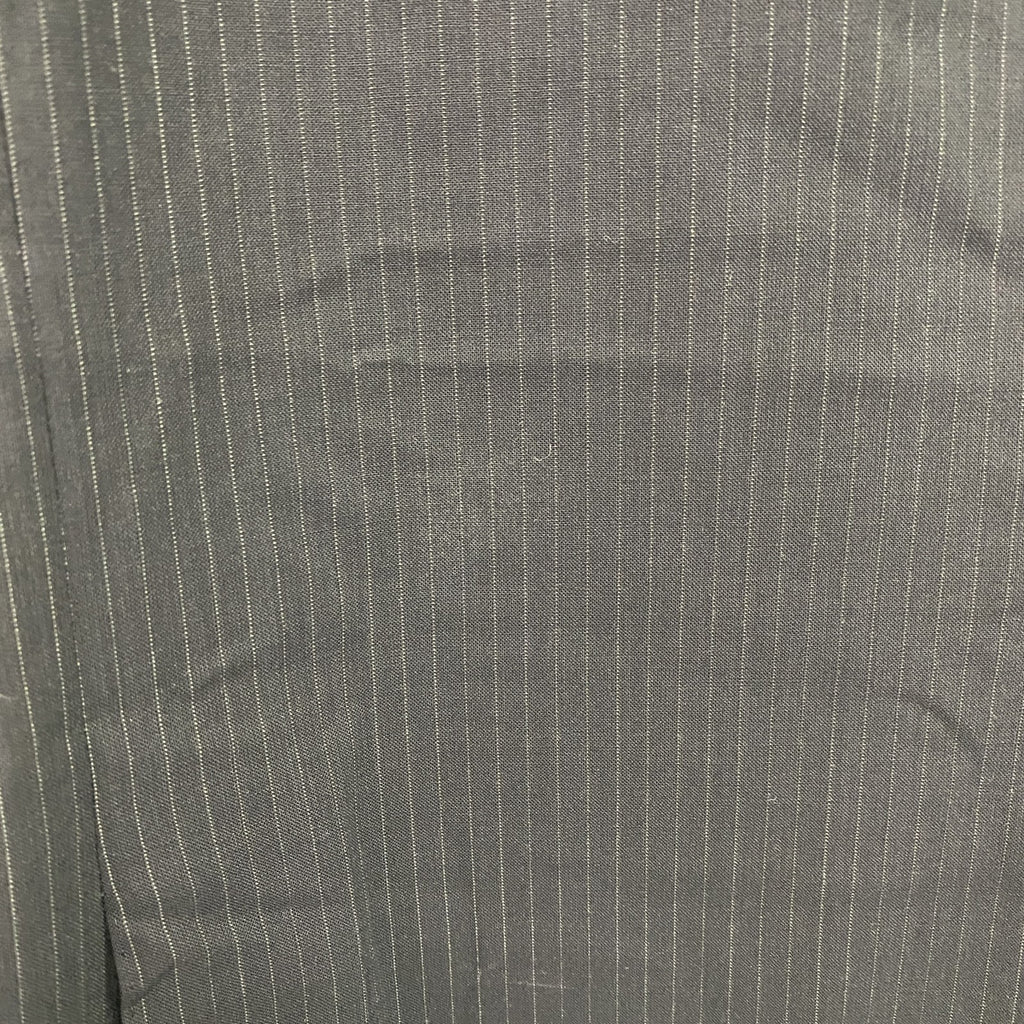 Aquascutum　アクアスキュータム　セットアップ　スーツ　ストライプ　黒　ブラック　94A6サイズ