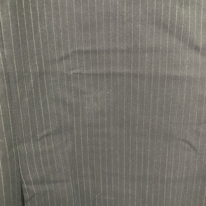 Aquascutum　アクアスキュータム　セットアップ　スーツ　ストライプ　黒　ブラック　94A6サイズ