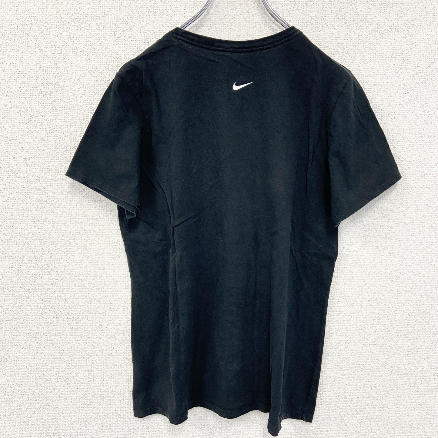 古着 used　NIKE ナイキ　半袖プリントTシャツ　クルーネック　黒　ブラック　PREMIER ATHLETICS