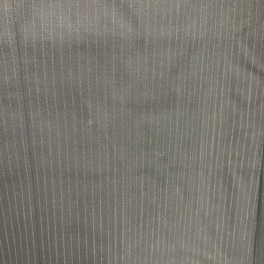 Aquascutum　アクアスキュータム　セットアップ　スーツ　ストライプ　黒　ブラック　94A6サイズ
