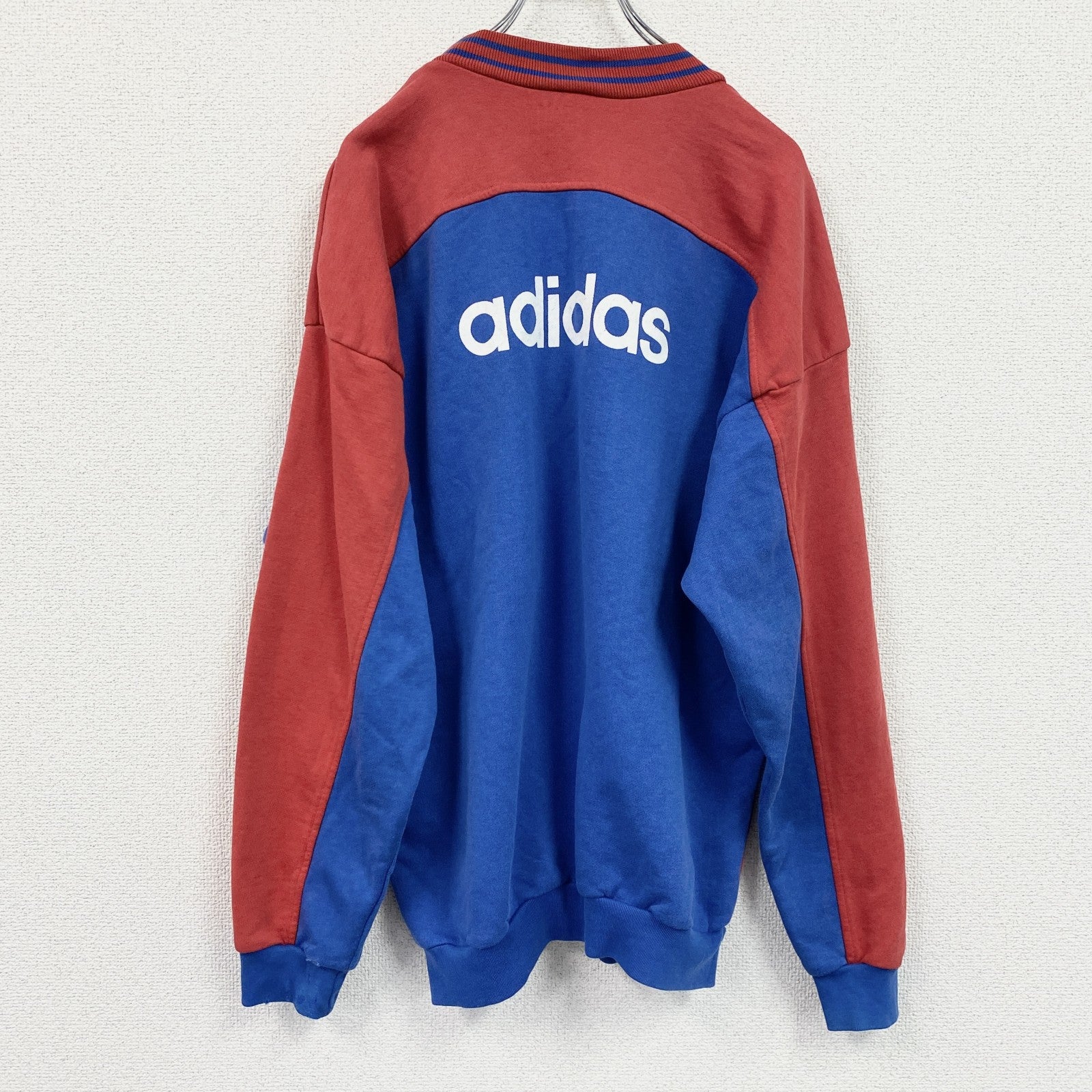 80s～　adidas　アディダス　バイエルンミュンヘン　スウェット/トレーナー　ヴィンテージ　青　ブルー　Lサイズ