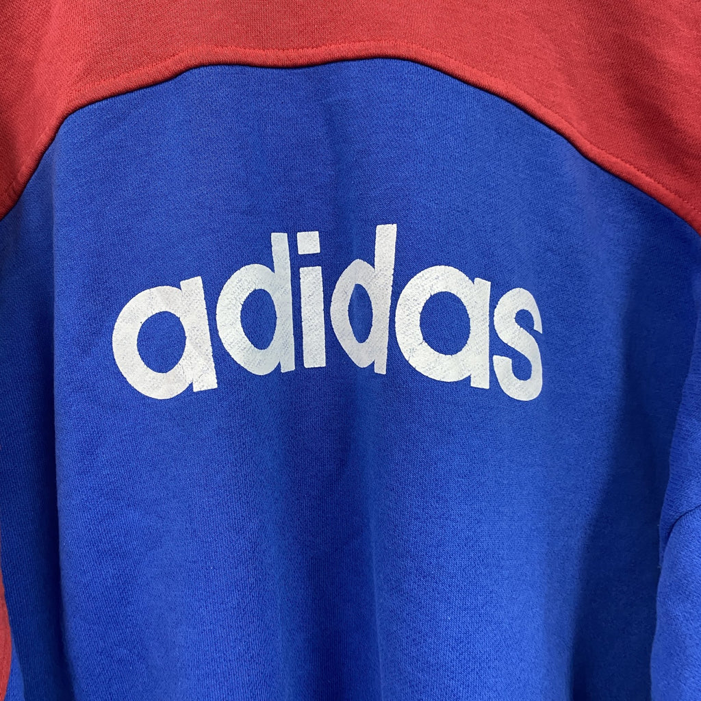 80s～　adidas　アディダス　バイエルンミュンヘン　スウェット/トレーナー　ヴィンテージ　青　ブルー　Lサイズ