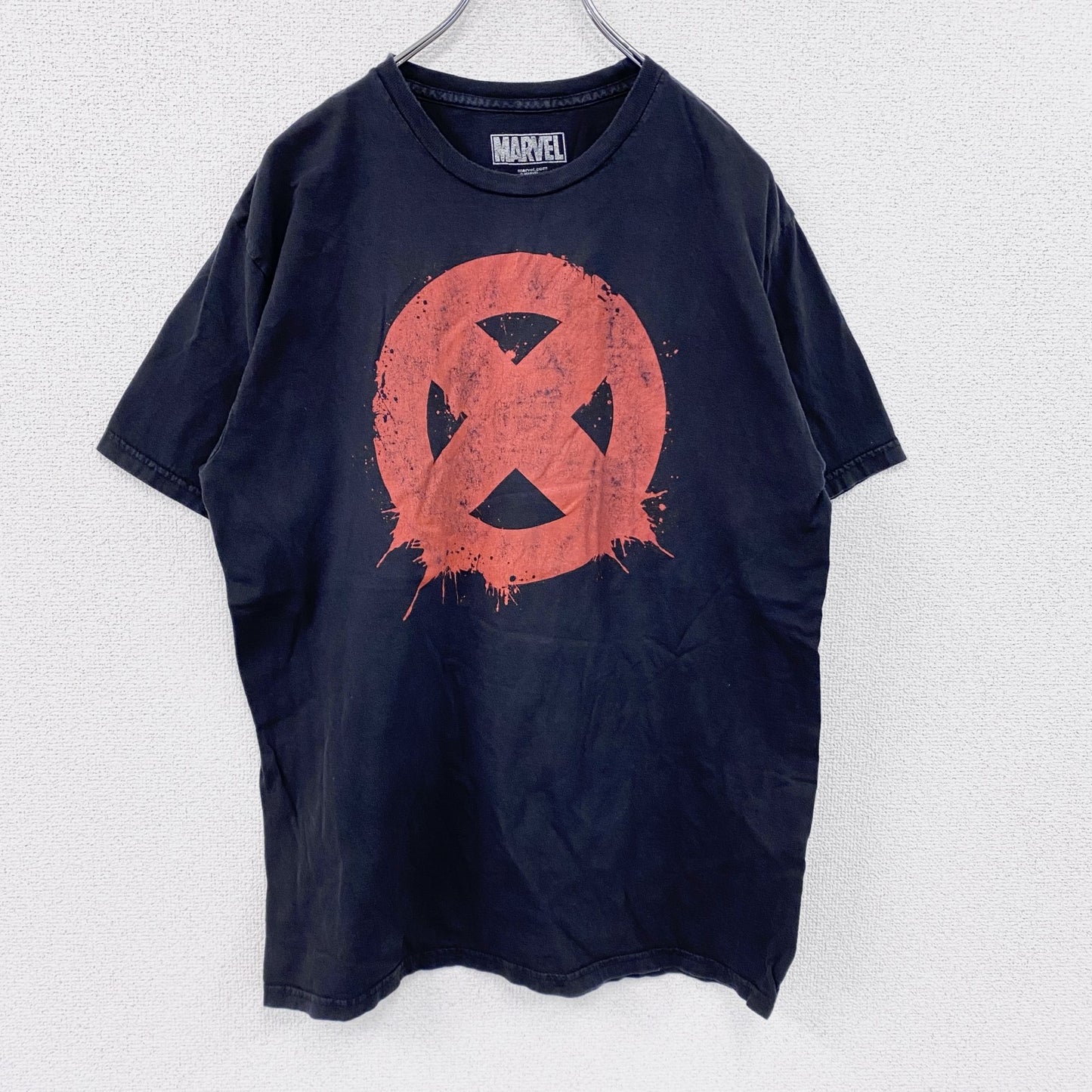 MARVEL　マーベル　半袖プリントTシャツ　黒　ブラック　Lサイズ