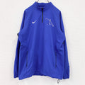 NIKE　ナイキ　ハーフジッププルオーバージャケット　青　ブルー　Mサイズ