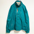 古着 used　MEMBERS ONLY　 長袖ハイネックブルゾン　マウンテンジャケット　ヴィンテージ　グリーン　秋冬服　Lサイズ