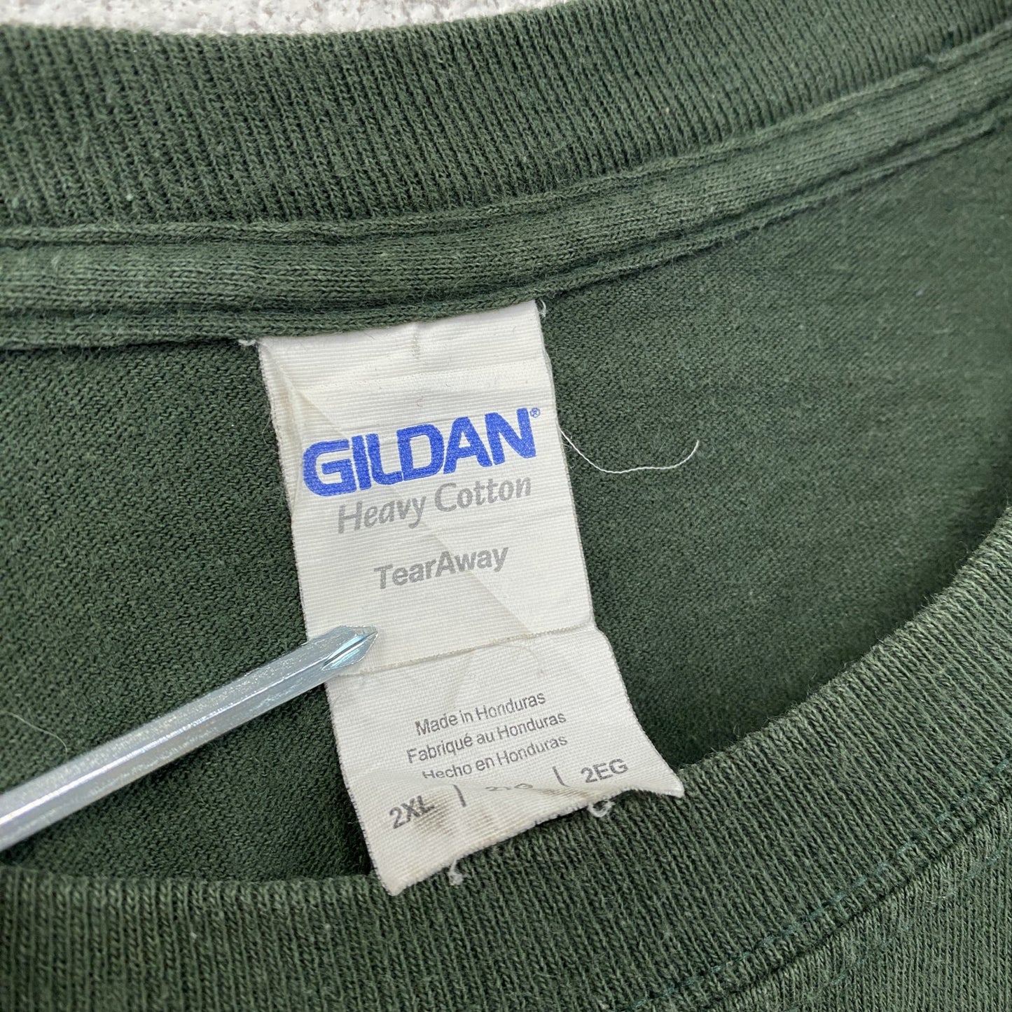 GILDAN　ギルダン　長袖Tシャツ/ロンT　深緑　ディープグリーン　2XLサイズ