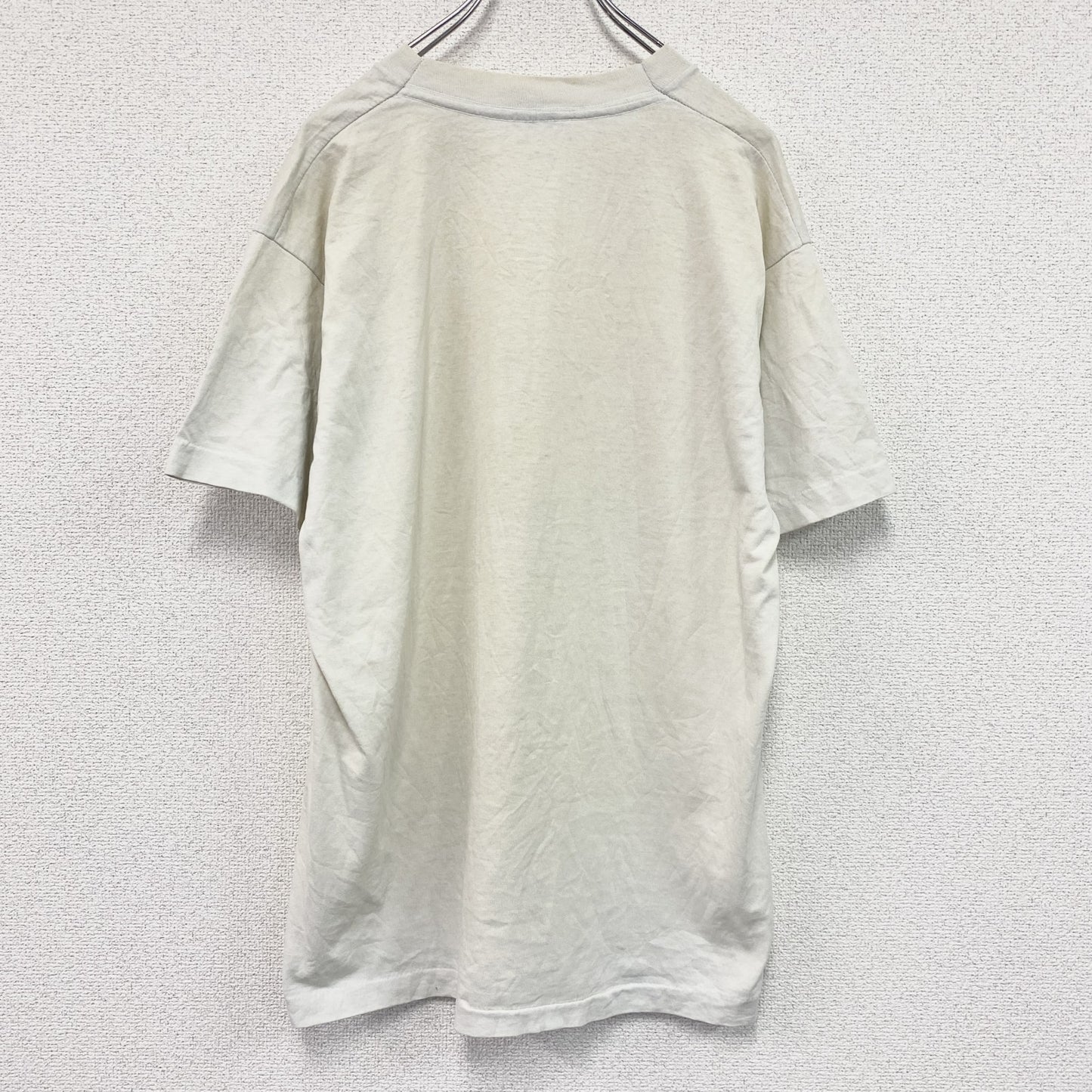 80s　SCREEN STARS　スクリーンスターズ　半袖プリントTシャツ　白　ホワイト　XLサイズ