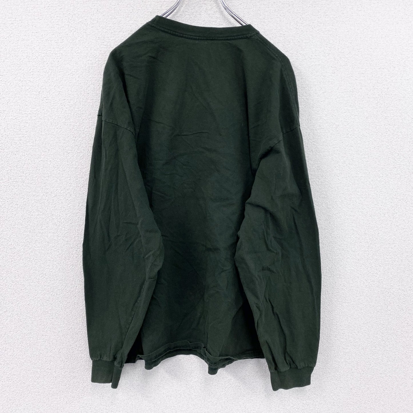 GILDAN　ギルダン　長袖Tシャツ/ロンT　深緑　ディープグリーン　2XLサイズ