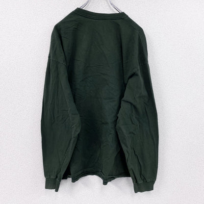 GILDAN　ギルダン　長袖Tシャツ/ロンT　深緑　ディープグリーン　2XLサイズ
