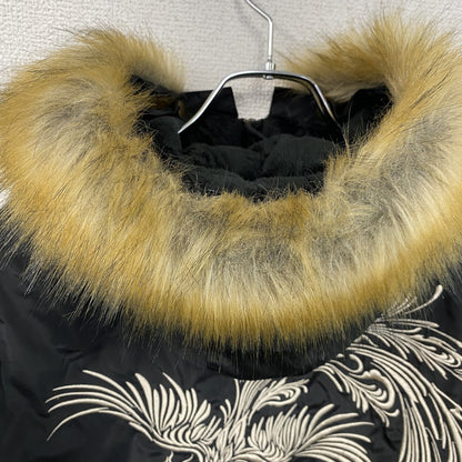 絡繰魂　KARAKURITAMASHII　フルジップ中綿ジャケット　黒　ブラック　XLサイズ
