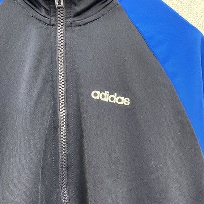adidas　アディダス　トラックジャケット/ジャージ　青　ブルー　紺　ネイビー　XLサイズ