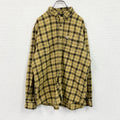 Carhartt　カーハート　長袖ネルシャツ　ボタンダウンシャツ　黄色　イエロー　XLサイズ