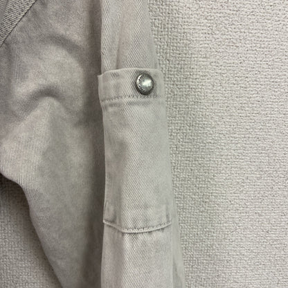 ZARA　ザラ　コットンボンバージャケット　ライトグレー　Sサイズ