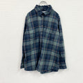 Carhartt　カーハート　長袖ネルシャツ　チェックシャツ　ダブルポケットシャツ　緑　グリーン　1Xサイズ