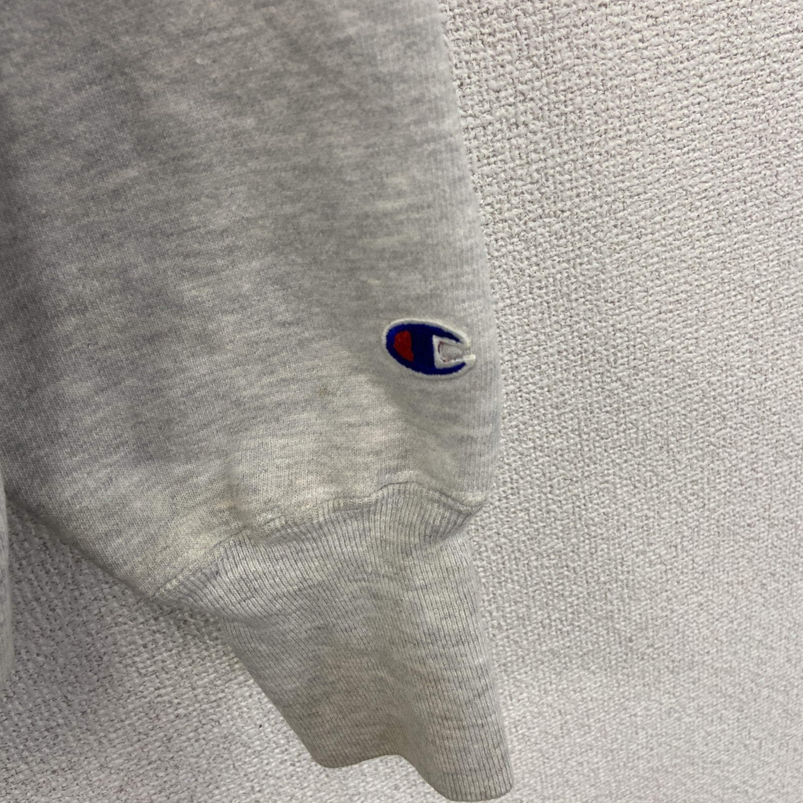 90s　Champion　チャンピオン　リバースウィーブ　スウェットパーカー/フーディー　刺繍タグ　霜降りグレー　Mサイズ