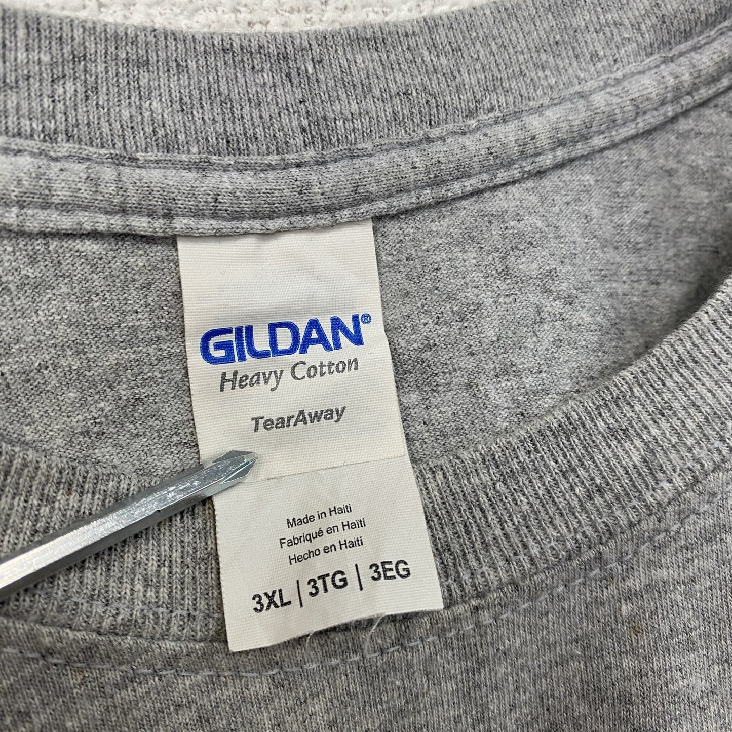 GILDAN　ギルダン　JETS　半袖プリントTシャツ　灰色　グレー　3XLサイズ