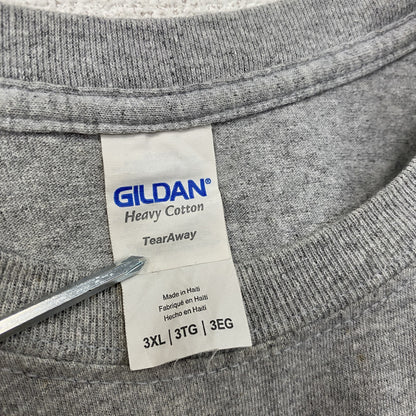 GILDAN　ギルダン　JETS　半袖プリントTシャツ　灰色　グレー　3XLサイズ