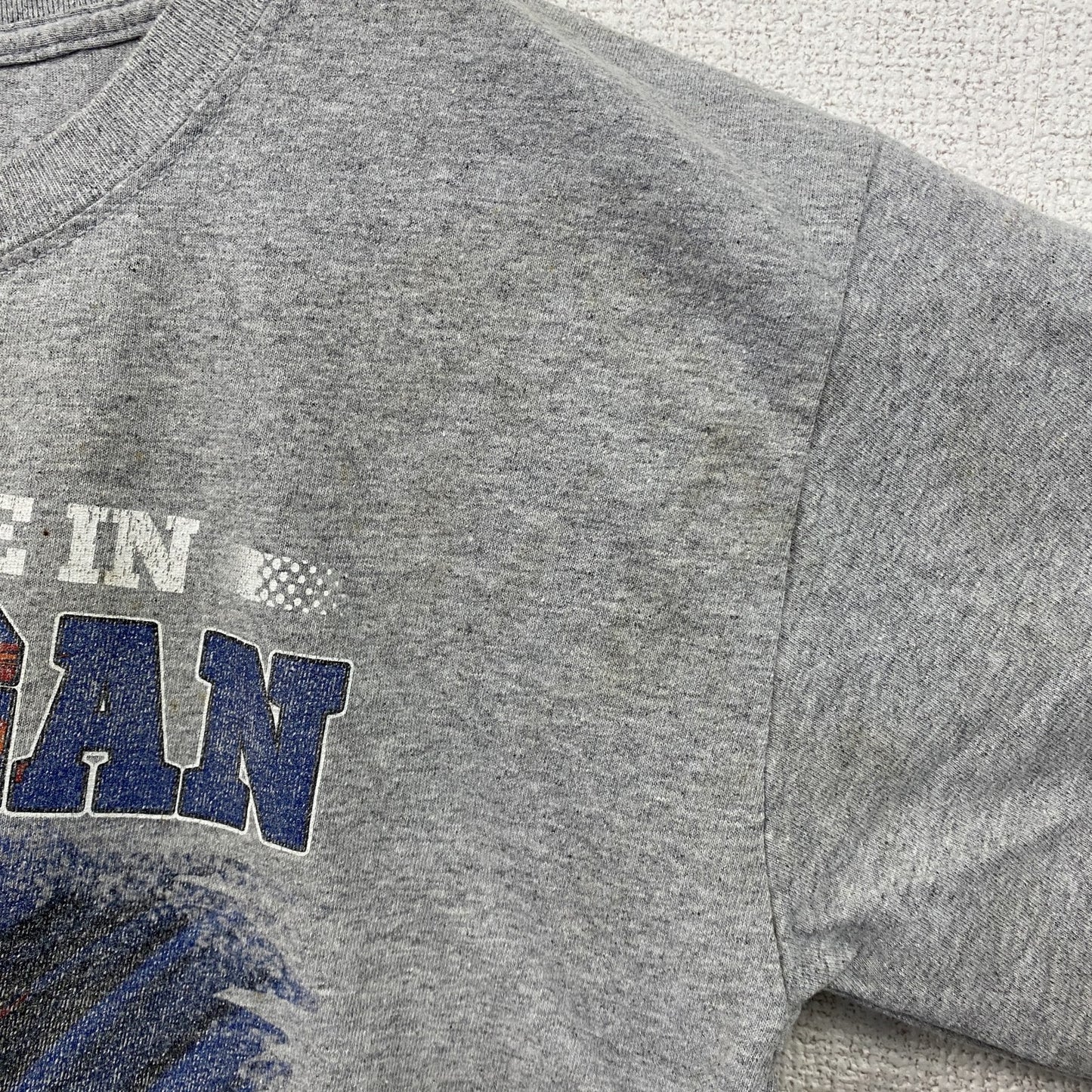 GILDAN　ギルダン　JETS　半袖プリントTシャツ　灰色　グレー　3XLサイズ