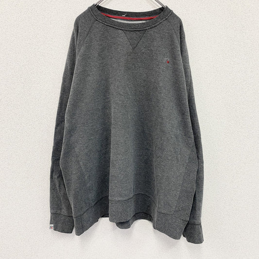 RUSSELL　ラッセル　スウェット/トレーナー　刺繡ロゴ　ダークグレー　2XLサイズ