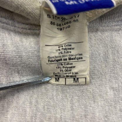 90s　Champion　チャンピオン　リバースウィーブ　スウェットパーカー/フーディー　刺繍タグ　霜降りグレー　Mサイズ