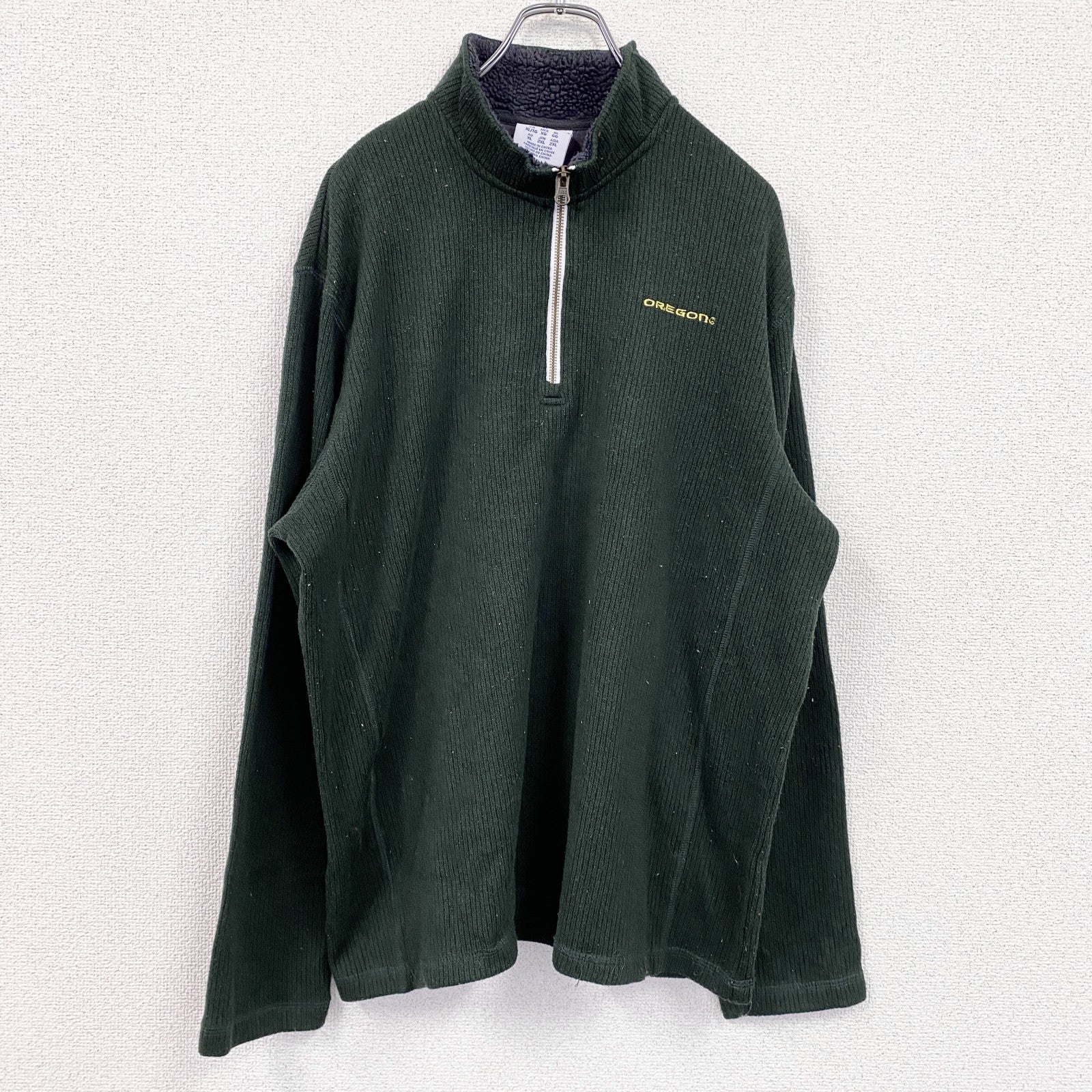 Champion　チャンピオン　ハーフジッププルオーバージャケット　緑　グリーン　XLサイズ