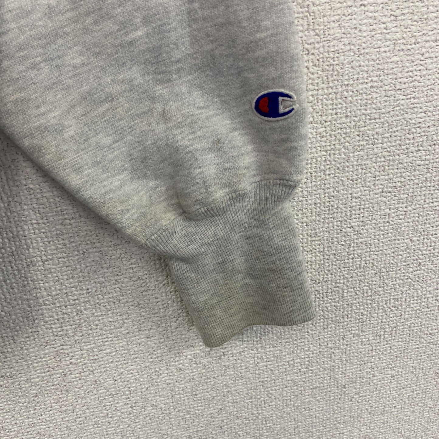 90s　Champion　チャンピオン　リバースウィーブ　スウェットパーカー/フーディー　刺繍タグ　霜降りグレー　Mサイズ
