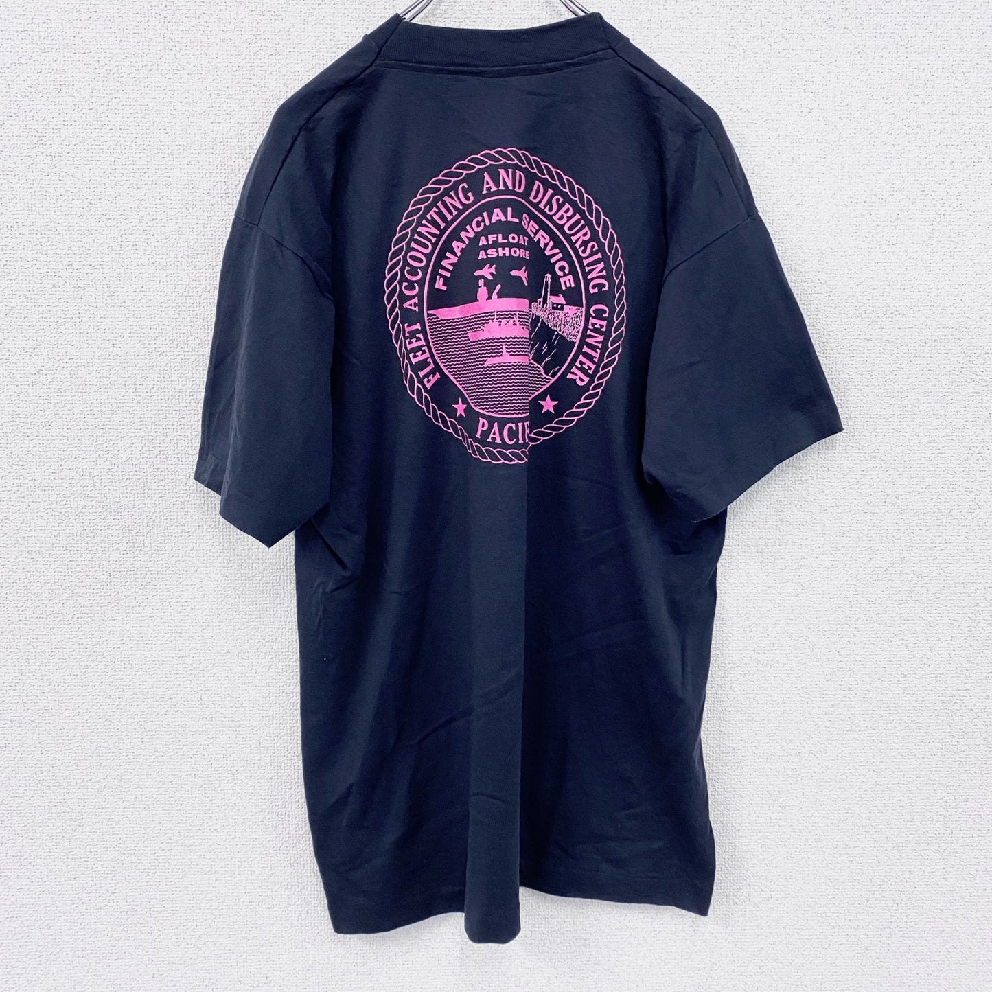 90s　SCREEN STARS　半袖プリントTシャツ　シングルステッチ　ヴィンテージ　黒　ブラック　XLサイズ