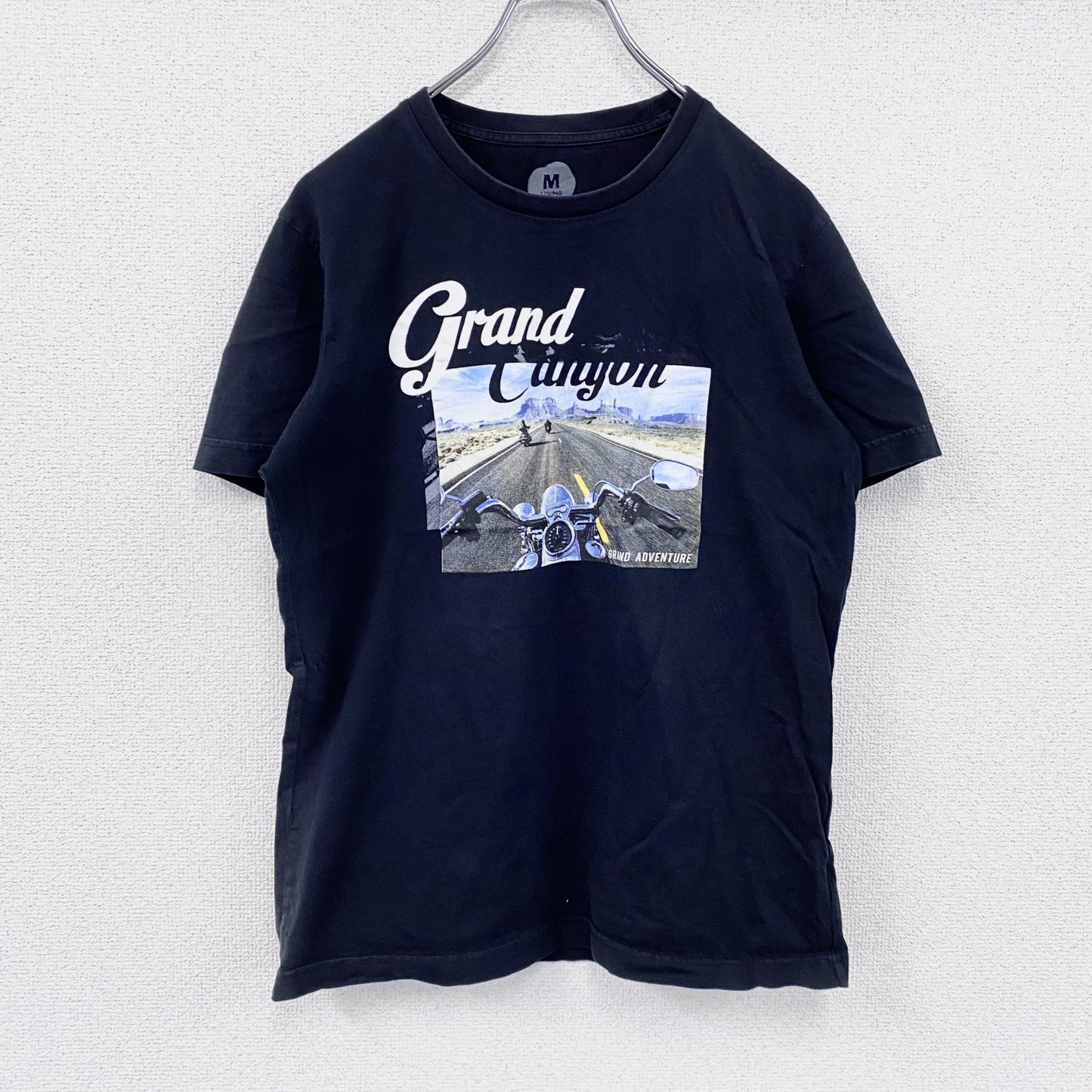 Tee Time　グランドキャニオン　半袖プリントTシャツ　黒　ブラック　Mサイズ