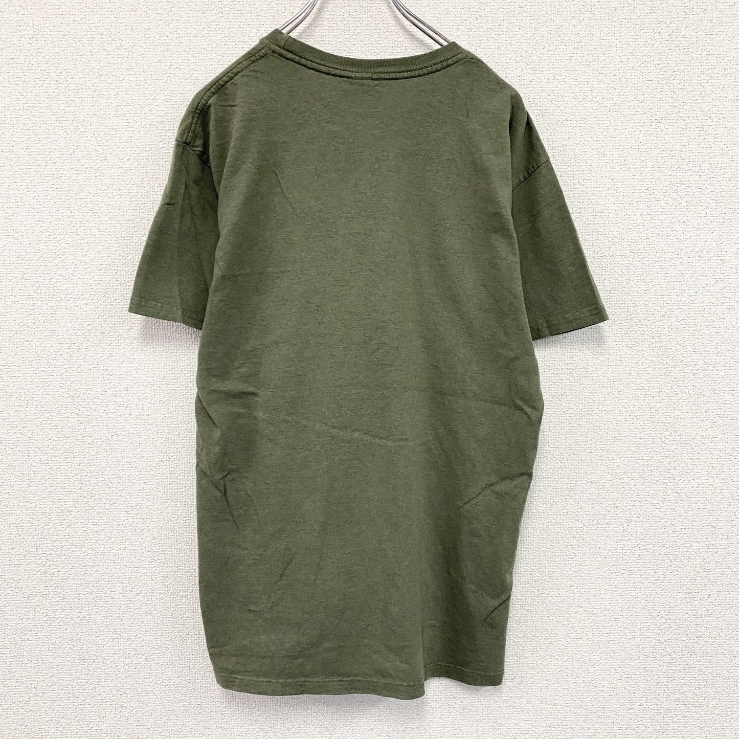 OBEY　オベイ　シェパードフェアリー　半袖プリントTシャツ　カーキ　Mサイズ