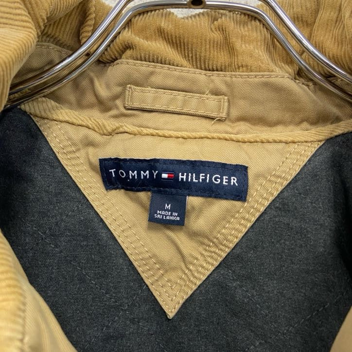 TOMMY HILFIGER　トミーヒルフィガー　ブルゾン/スイングトップ　コーデュロイ襟　キャメル　Mサイズ