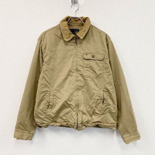 TOMMY HILFIGER　トミーヒルフィガー　ブルゾン/スイングトップ　コーデュロイ襟　キャメル　Mサイズ