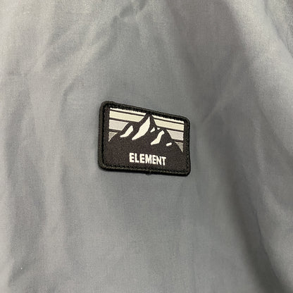 ELEMENT　リバーシブルフリースベスト/フルジップボアベスト　灰色　グレー　