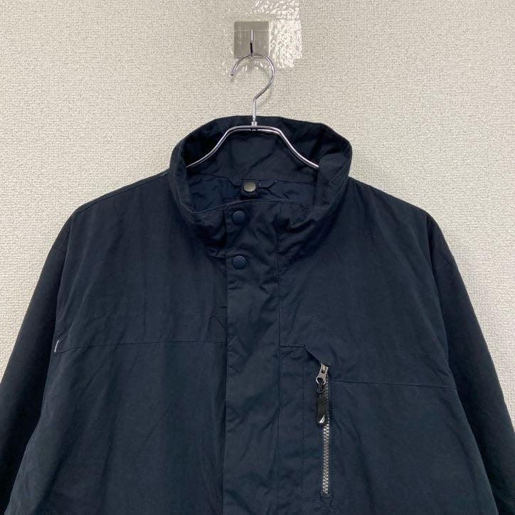 NAUTICA　ノーティカ　フルジップジャケット　マウンテンジャケット　紺　ネイビー　XLサイズ