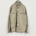 Carhartt　カーハート　長袖ワークシャツ　ボタンダウンシャツ　ダブルポケットシャツ　ベージュ　Mサイズ