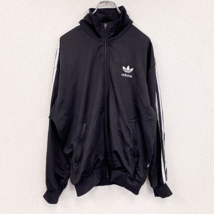 90s　adidas　アディダス　トラックジャケット/ジャージ　ヴィンテージ　黒　ブラック　Sサイズ