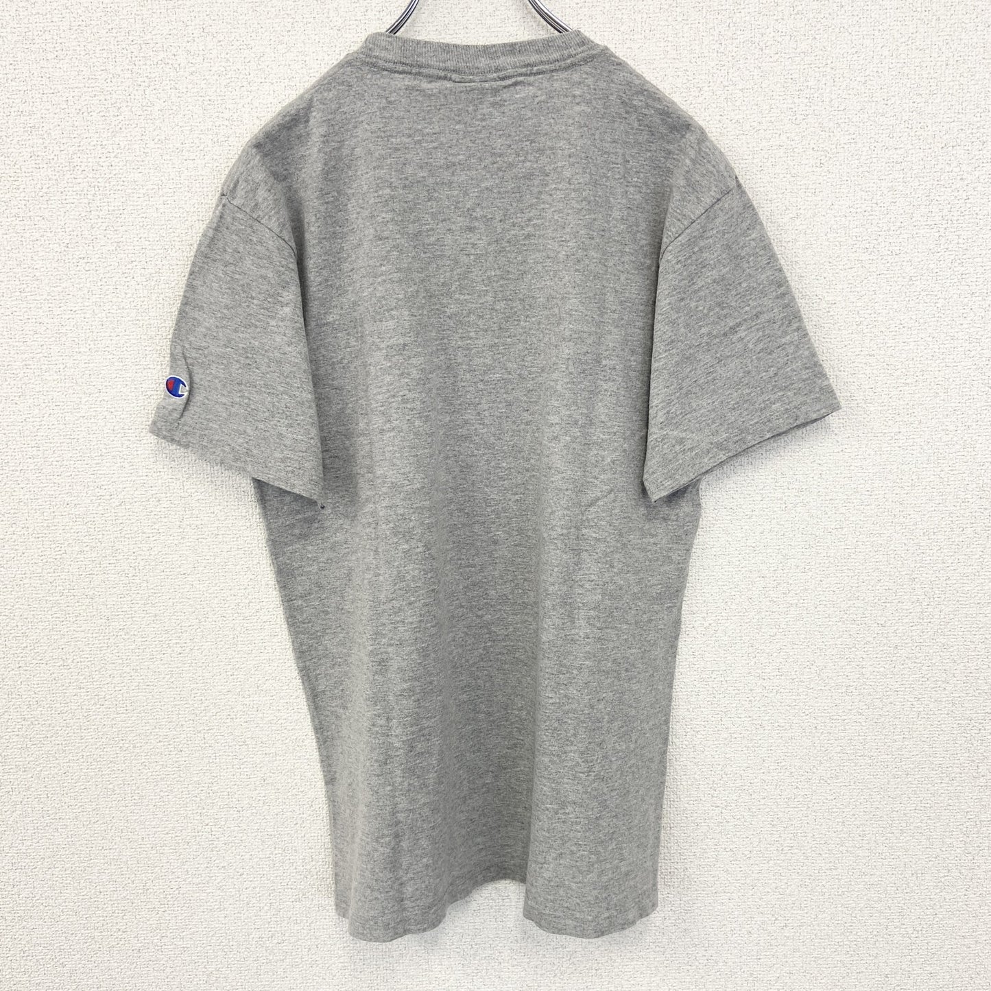古着 used　champion チャンピオン　半袖カレッジTシャツ　バージニア コモンウェルス大学　グレー　カジュアル　Mサイズ