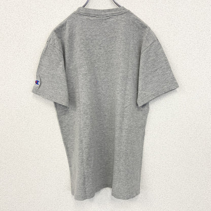 古着 used　champion チャンピオン　半袖カレッジTシャツ　バージニア コモンウェルス大学　グレー　カジュアル　Mサイズ